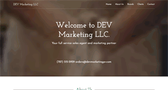 Desktop Screenshot of devmarketingpr.com