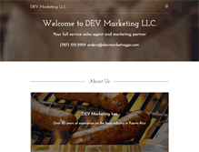 Tablet Screenshot of devmarketingpr.com